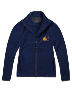 Giacca in microfleece Brossard con zip intera da donna