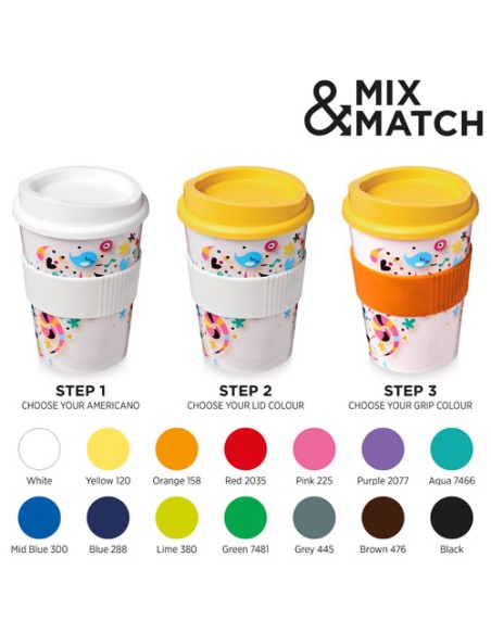 Tazza Brite-Americano® Medio da 300 ml con grip