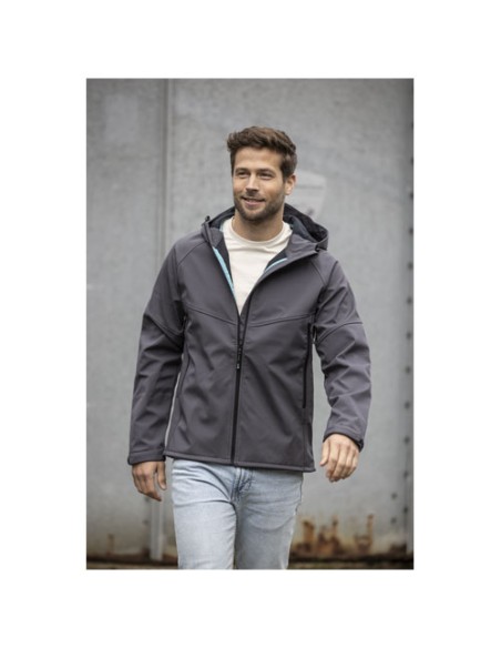 Giacca Coltan da uomo in softshell riciclato