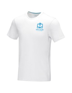 T-shirt Azurite a manica corta da uomo in tessuto organico