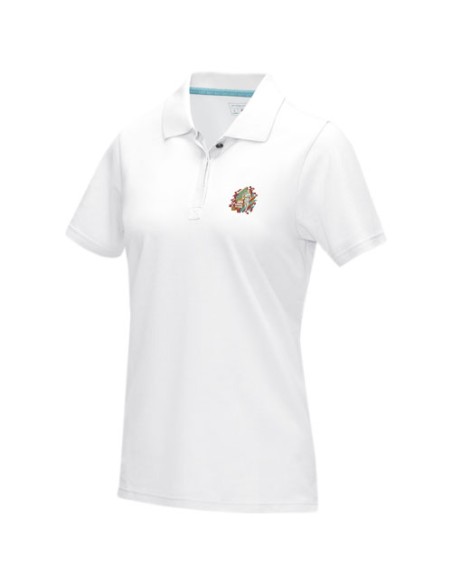 Polo Graphite a manica corta da donna in tessuto organico