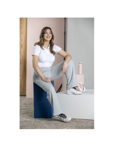 Polo Graphite a manica corta da donna in tessuto organico