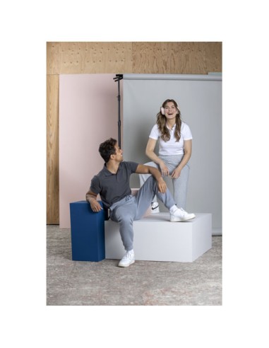 Polo Graphite a manica corta da donna in tessuto organico