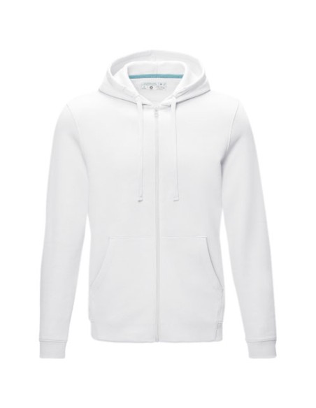 Felpa Ruby da uomo con cappuccio e full zip in tessuto organico riciclato