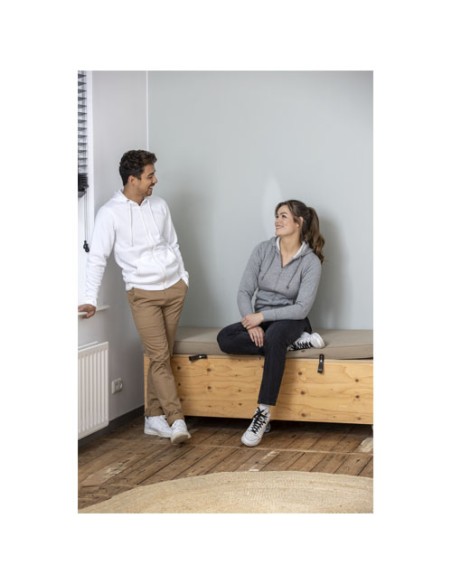Felpa con cappuccio full zip da uomo da 240 g/m² Charon