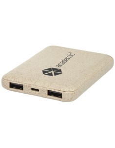 Power bank Asama da 5000 mAh realizzata con paglia di grano