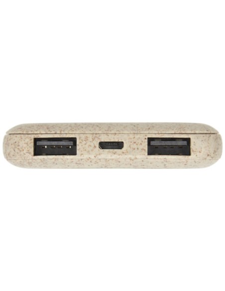 Power bank Asama da 5000 mAh realizzata con paglia di grano