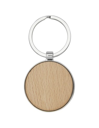 Portachiavi rotondo Moreno in legno di faggio