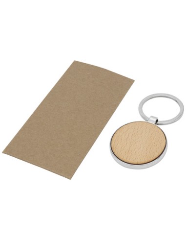 Portachiavi rotondo Moreno in legno di faggio