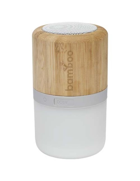 Speaker Bluetooth® in bambù Aurea con luce  Speaker Bluetooth® in bambù Aurea con luce