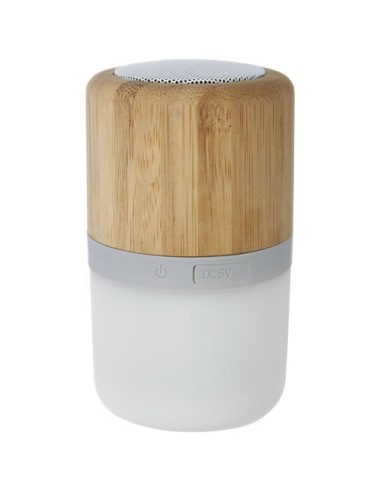 Speaker Bluetooth® in bambù Aurea con luce