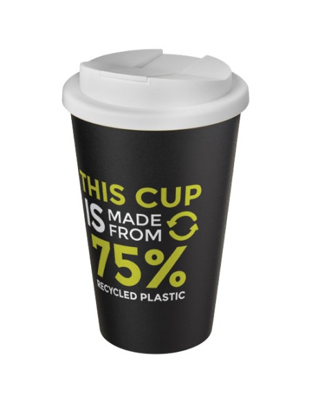 Tazza Americano® Eco da 350 ml in materiale riciclato e con coperchio ermetico