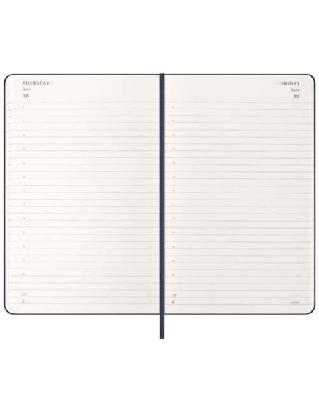 Agenda giornaliera 12 mesi con copertina rigida Moleskine