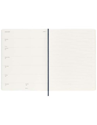 Blocco note 12 mesi formato XL con copertina morbida Moleskine