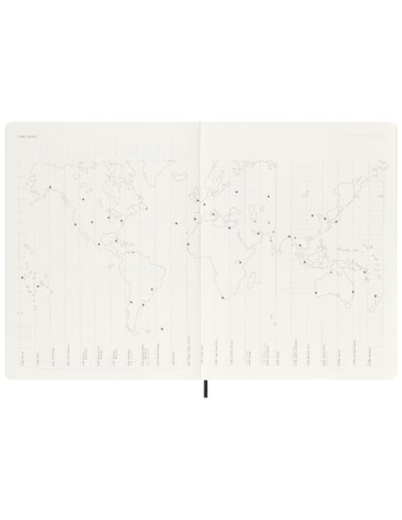 Blocco note 12 mesi formato XL con copertina morbida Moleskine