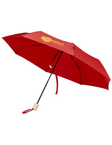 Ombrello pieghevole in PET riciclato antivento da 21" Birgit