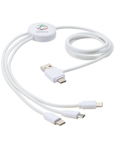 Cavo di ricarica 5 in 1 con additivo antibatterico Pure