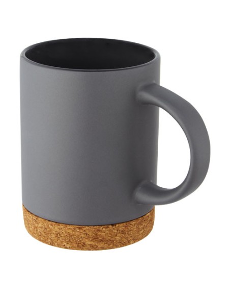 Tazza in ceramica da 425 ml con base in sughero Neiva