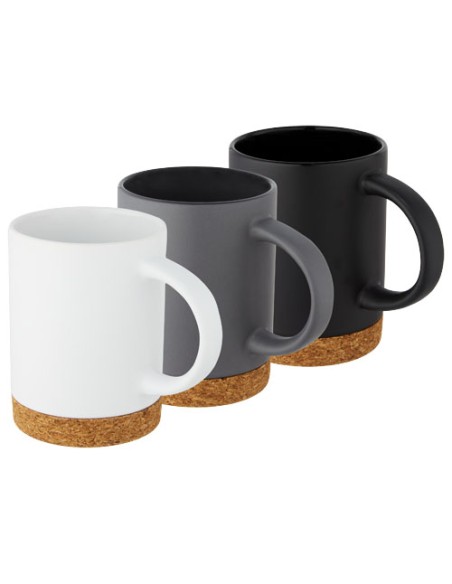 Tazza in ceramica da 425 ml con base in sughero Neiva