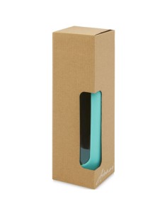 Borraccia in vetro borosilicato da 600 ml con impugnatura in silicone Tidan