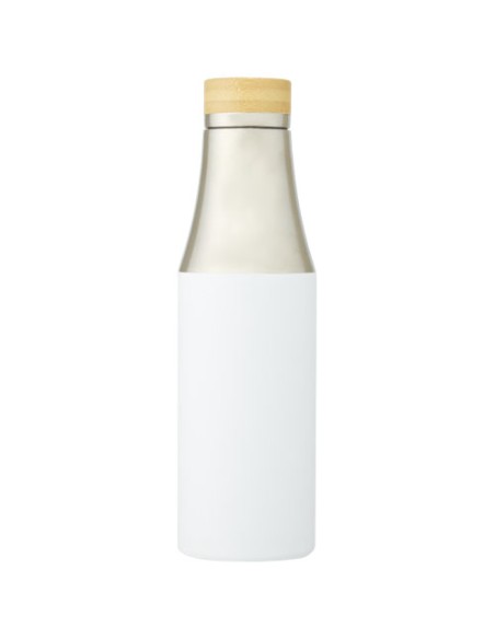 Borraccia termica in acciaio inossidabile con isolamento sottovuoto in rame e coperchio in bambù da 540 ml Hulan