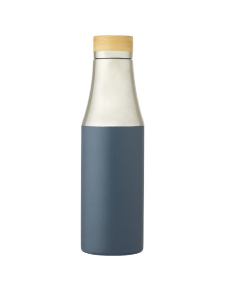 Borraccia termica in acciaio inossidabile con isolamento sottovuoto in rame e coperchio in bambù da 540 ml Hulan