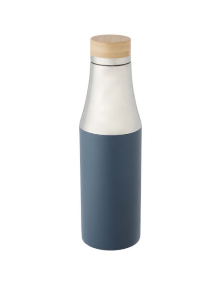Borraccia termica in acciaio inossidabile con isolamento sottovuoto in rame e coperchio in bambù da 540 ml Hulan