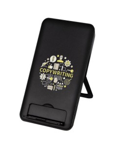 Stazione di ricarica in plastica riciclata da 10 W con supporto per telefono Loop