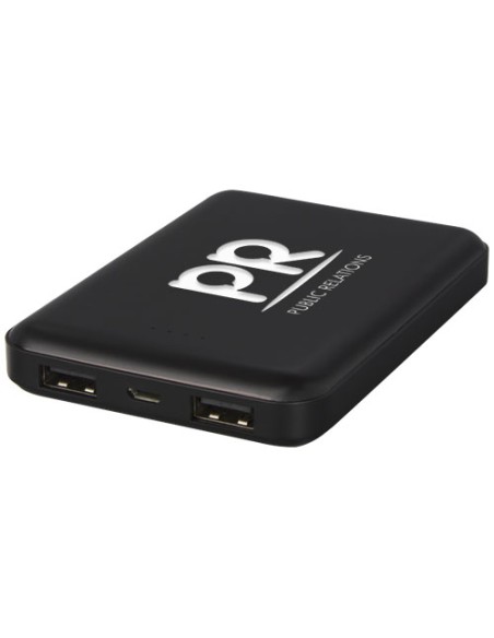 Power bank ultra sottile luminoso da 5000 mAh Gleam
