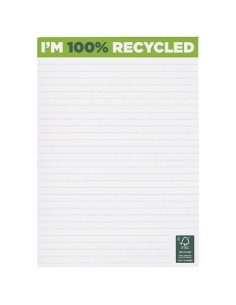 Blocco note A5 in carta riciclata Desk-Mate®