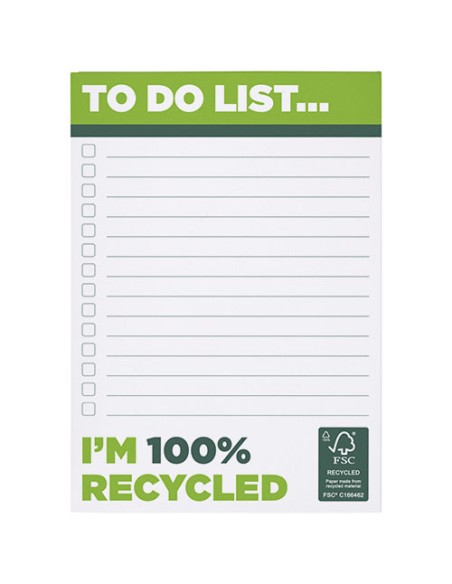 Blocco note A6 in carta riciclata Desk-Mate®