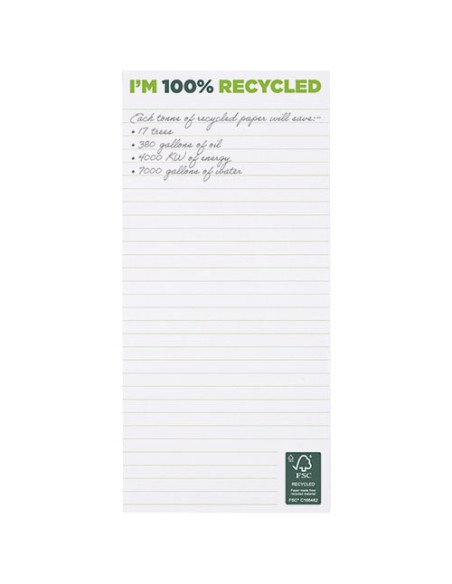 Blocco note 1/3 A4 in carta riciclata Desk-Mate®