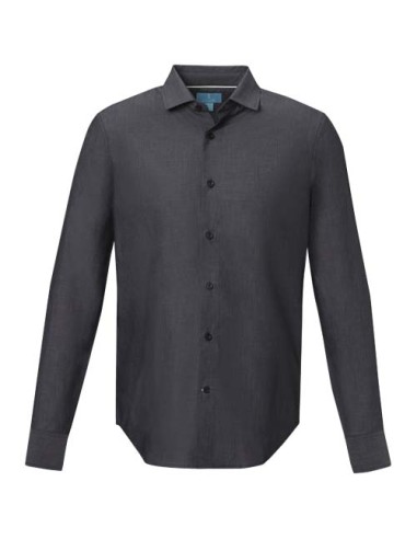 Camicia a maniche lunghe da uomo in tessuto biologico Cuprite