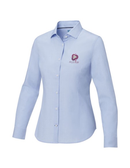 Camicia a maniche lunghe da donna in tessuto biologico Cuprite