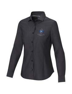 Camicia a maniche lunghe da donna in tessuto biologico Cuprite