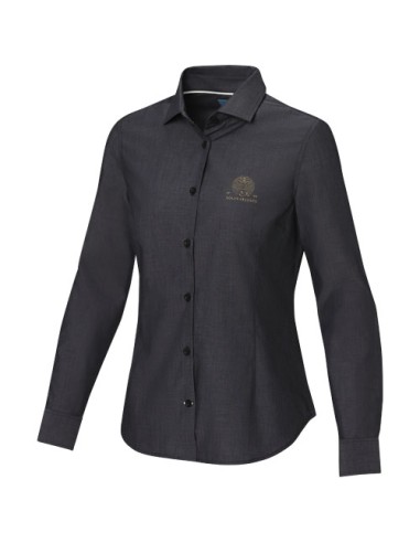 Camicia a maniche lunghe da donna in tessuto biologico Cuprite