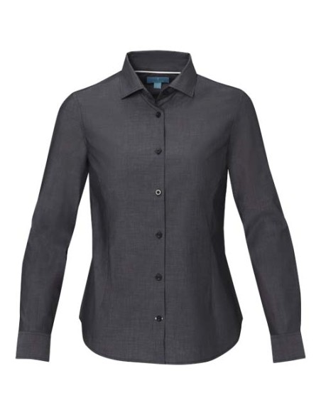 Camicia a maniche lunghe da donna in tessuto biologico Cuprite