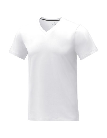 T-shirt Somoto da uomo a manica corta con collo a V 
