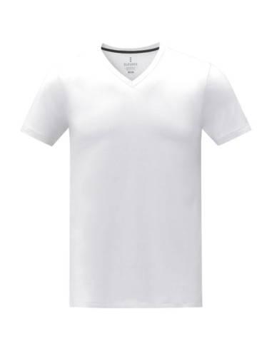 T-shirt Somoto da uomo a manica corta con collo a V 