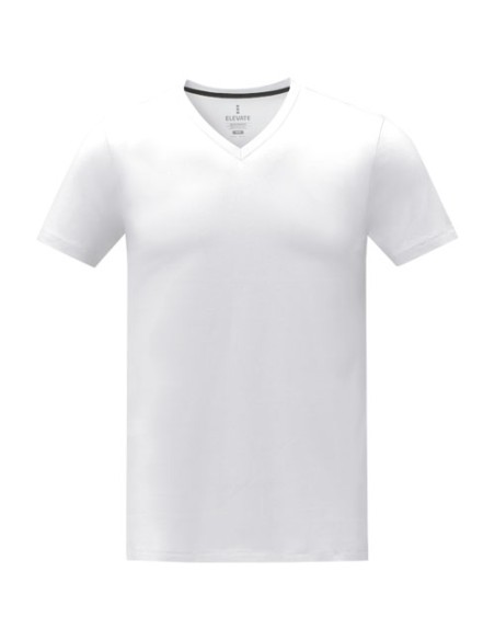 T-shirt Somoto da uomo a manica corta con collo a V 