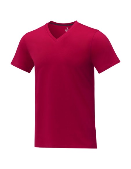 T-shirt Somoto da uomo a manica corta con collo a V 