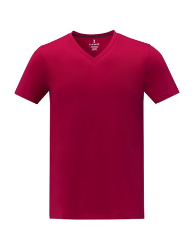 T-shirt Somoto da uomo a manica corta con collo a V 