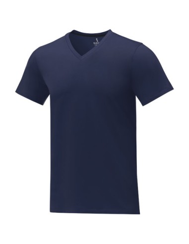 T-shirt Somoto da uomo a manica corta con collo a V 
