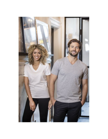 T-shirt Somoto da donna a manica corta con collo a V 