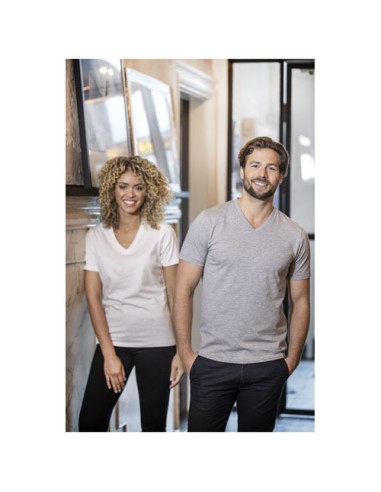 T-shirt Somoto da donna a manica corta con collo a V 