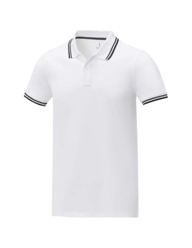 Polo tipping da uomo a manica corta da 200 g/m² Amarago
