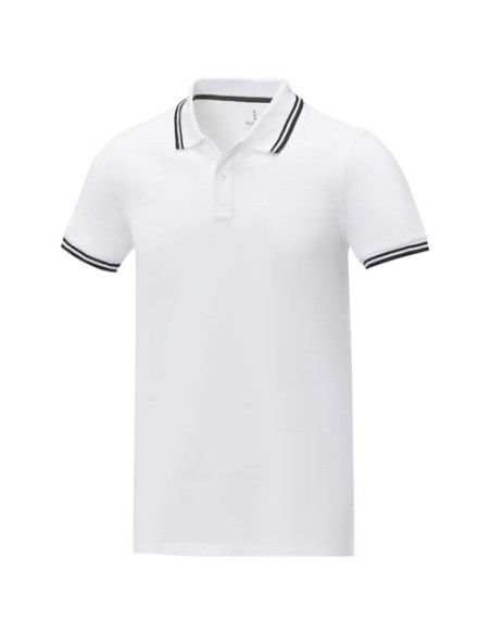 Polo tipping da uomo a manica corta da 200 g/m² Amarago
