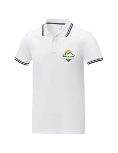Polo tipping da uomo a manica corta da 200 g/m² Amarago