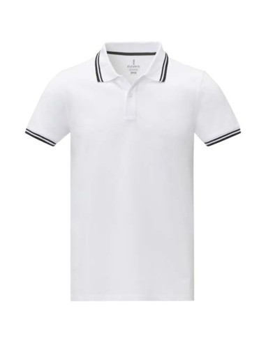 Polo tipping da uomo a manica corta da 200 g/m² Amarago