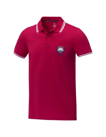 Polo tipping da uomo a manica corta da 200 g/m² Amarago